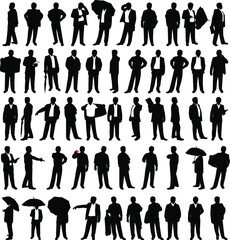 business people silhouettes