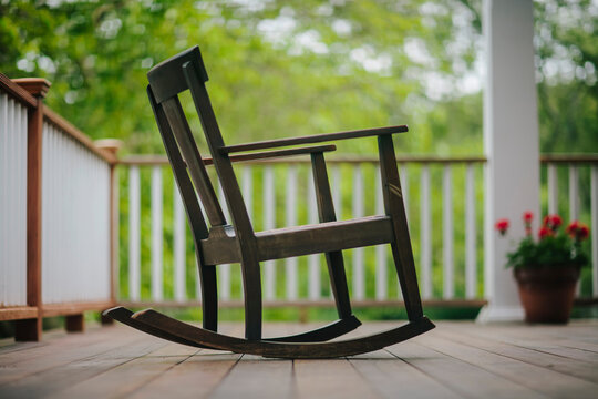 Rocking Chair on Porch