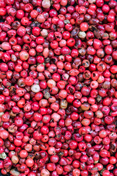 Close-up of an assorted of Rose Pepper