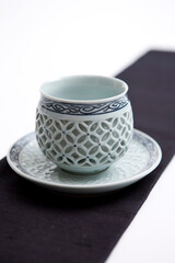 antique ceramic teacup