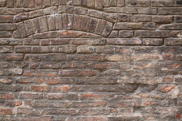 texture di mattoni rossi invecchiati