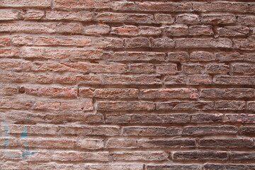 texture di mattoni rossi invecchiati