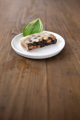 korean traditional rice cake on plate