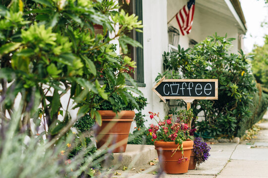 coffee shop sign