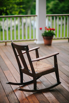 Rocking Chair on Porch