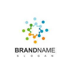 Molecule, Technology Logo Design Template