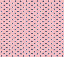 Pink background polka dot. Vector polka dot on pink background. Vector polka dot.  © Ayseliani