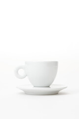 cup on white background