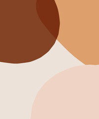 Abstract geometric design background. Printable Wall Art, Neutral Mid Century Art Print, Boho Decor
