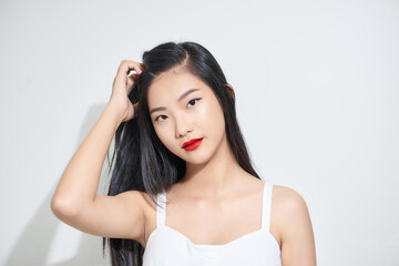 Obraz premium Beauty girl with healthy hair