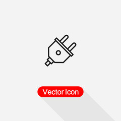 Fototapeta premium Plug Icon Vector Illustration Eps10