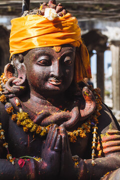 Garuda statue in Durbar Square, Kathmandu