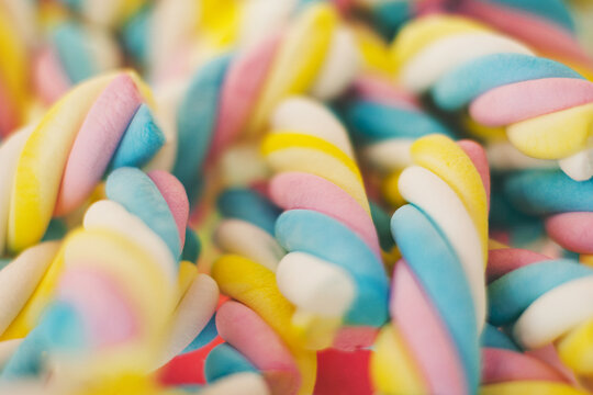 Colourful sugar candy background.