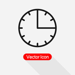 15 Minutes Icon Vector Illustration Eps10