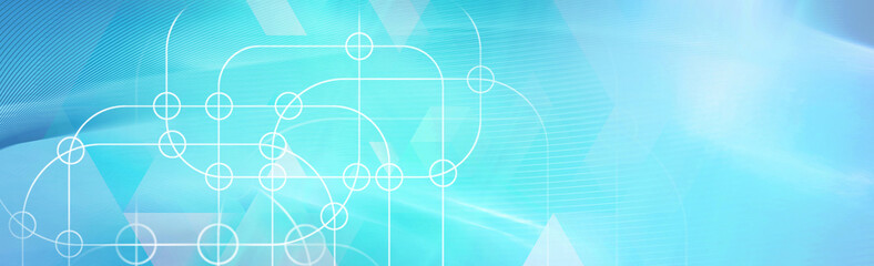 abstrakt geometrisch technologie konzept kontakte kreise