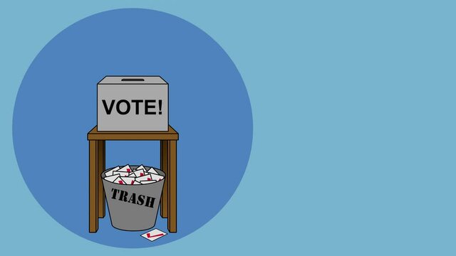 Election Rigging Voting Cartoon Animation