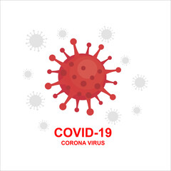 Coronavirus (2019-nCoV). Virus Covid 19-NCP.  vector illustration