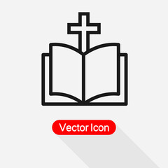 Bible Icon Vector Illustration Eps10