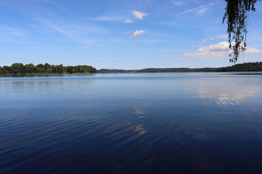 view of lake "kellersee" in northern germany