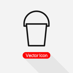 Bucket Icon Vector Illustration Eps10