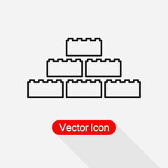 Building Block Icon Vector Illustration Eps10