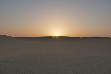 Fototapeta na wymiar Views of the Empty Quarter in the Saudi Arabian desert area