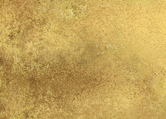Golden abstract  decorative paper texture  background  for  artwork  - Illustration