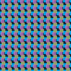 Seamless geometric pattern from multicolored squares. Abstract background with transparent elements for covers, wallpapers and other projects.