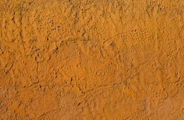 Old cracked yellow wall background - copy speace for text.