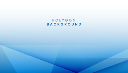 Fototapeta premium abstract modern blue polygon shape background
