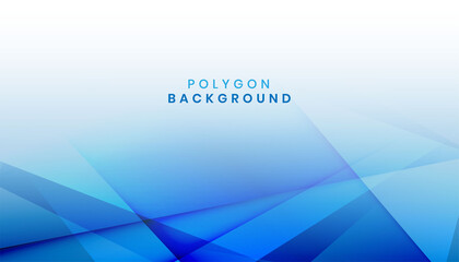 abstract modern blue polygon shape background