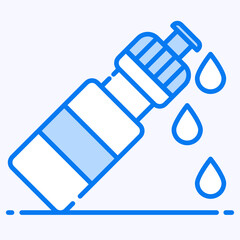 
vector design of water bottle icon.
