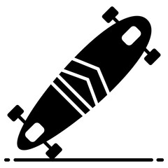 
Equipment of snow skating in icon, skateboard vector 
