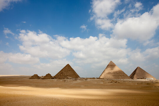 The Pyramids of Giza. Cairo. Egypt.