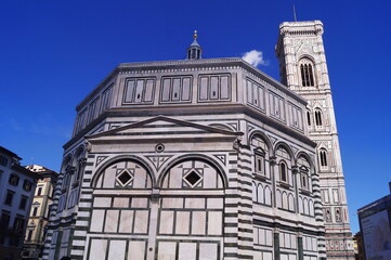 Fototapeta premium Baptistery and Giotto's bell tower in Florence, Italy