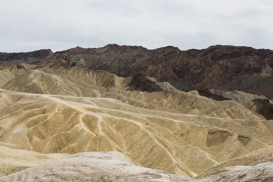 Zabriskie Point badlands formations