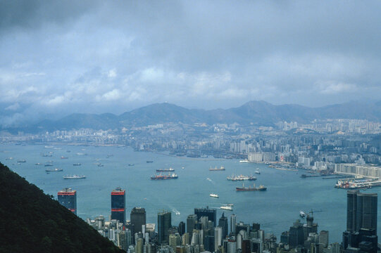 1990s view of Hong Kong Bay.