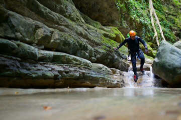 Obraz premium Canyoning Furco Canyon