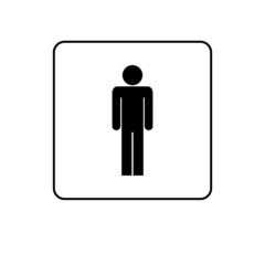men toilet sign
