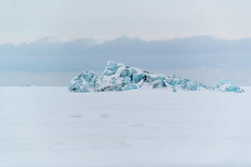 Fototapeta na wymiar Iceberg in Spitsbergen, Svalbard