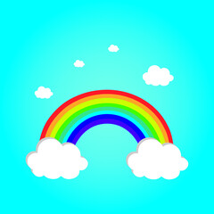 rainbow in the sky