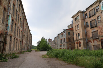 The old Kreenholm Textile Factory in Narva, Estonia, a good place for urbex