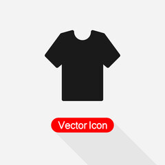 T-shirt Icon Vector Illustration Eps10