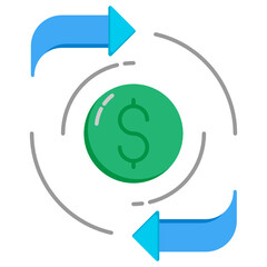 Merger and Acquisition Improving financial performance Concept, Reducing risk factor on white background, M&A Symbols Vector Color Icons 