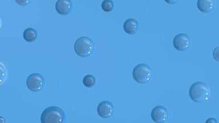 3d render abstract background with circles