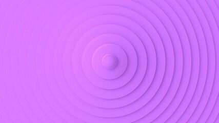 3d render purple circles background