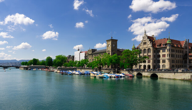 view on the lake from bridge 