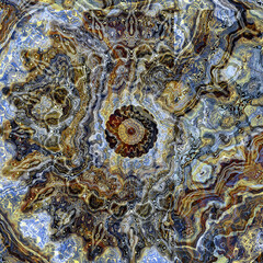 Vintage grunge mandala ornament pattern.