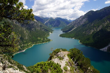 Fototapeta na wymiar Plansee, lake in Tyrol/ Austria