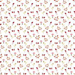 KTSP07 Autumn Seamless Background Pattern illustration-Stock-Image-6000-6000